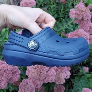 Toddler Classic Lined Clog Crocs, size C7